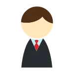 Male Suit SVG Icon